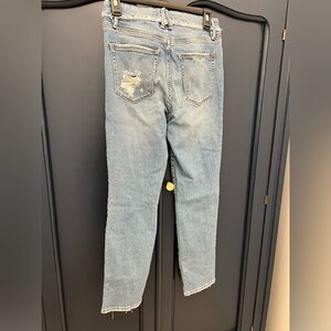 Good American Blue Distressed Jeans